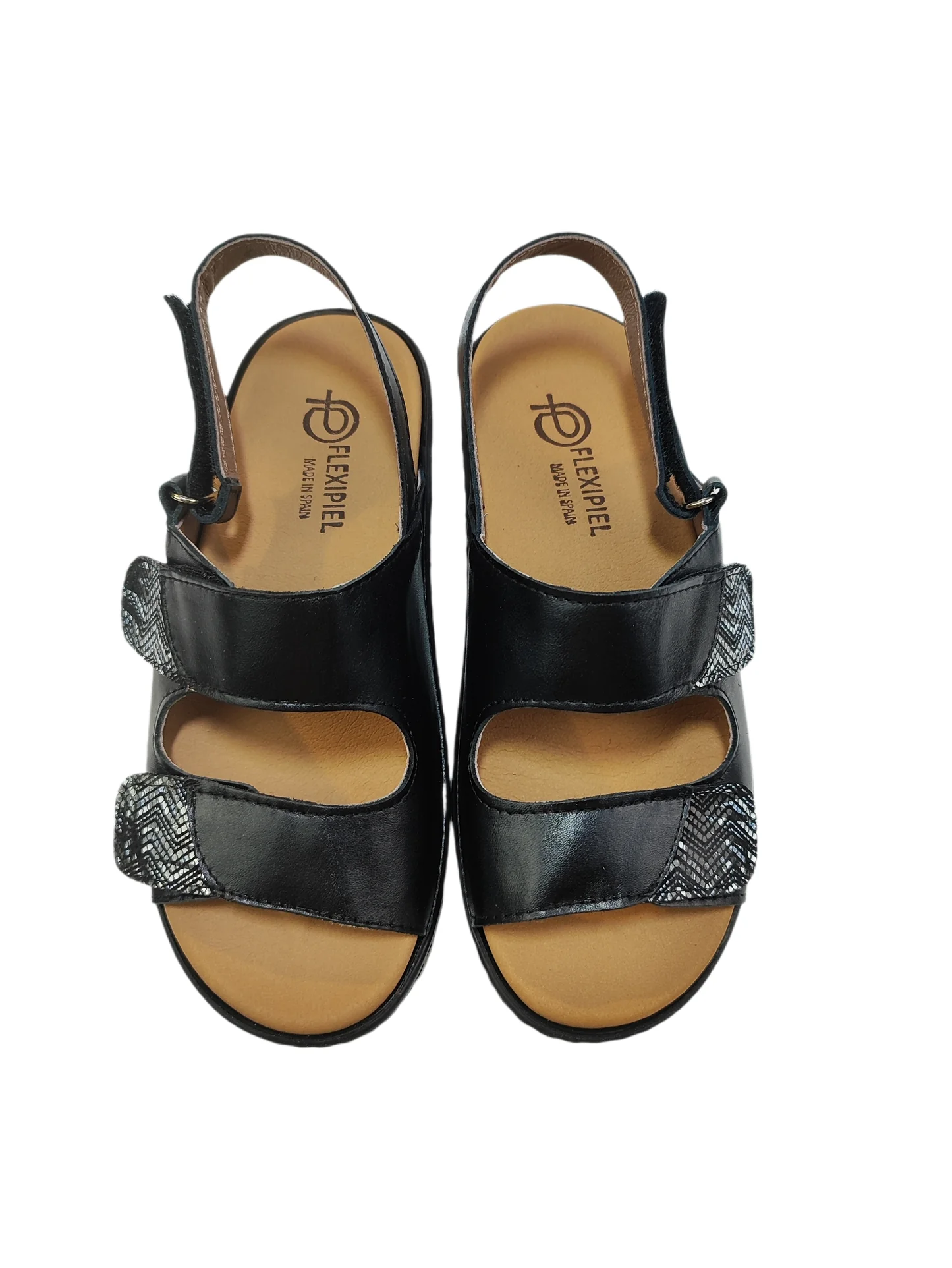 Flexipiel Sandalia Negro Mod. 52802  Talla 40