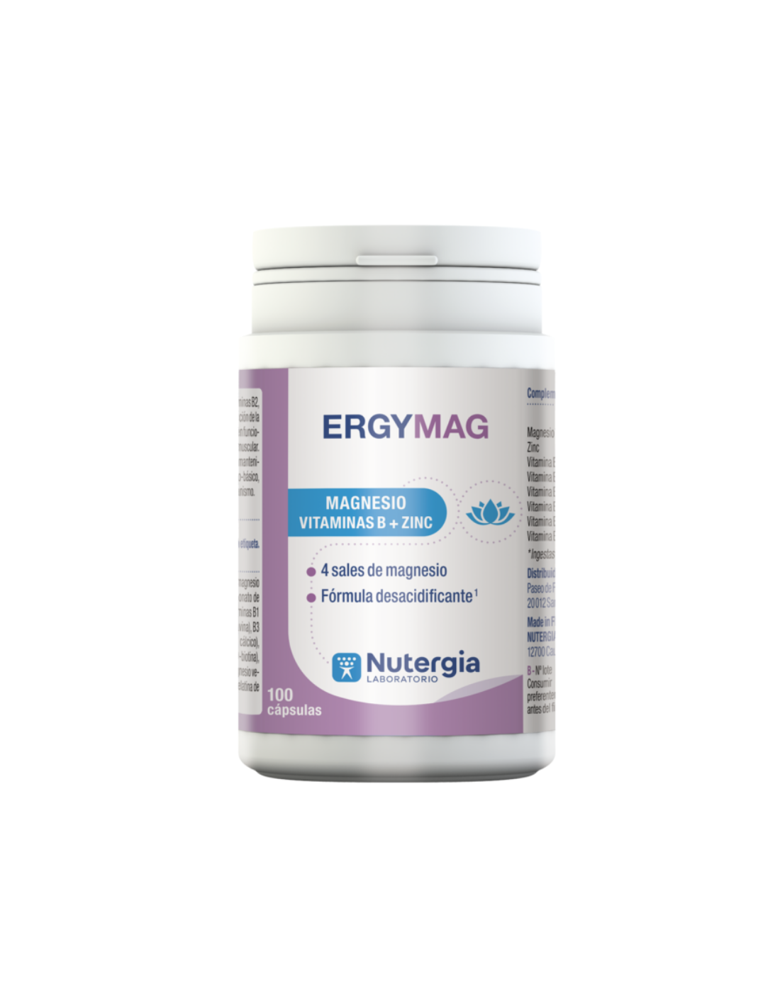 Ergymag 100 Capsulas            Nutergia