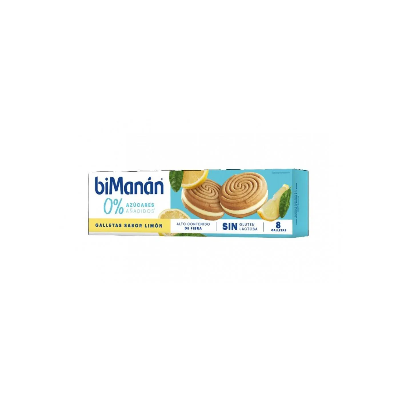 Bimanan Galletas Snack 8 Unidades Sabor Limon