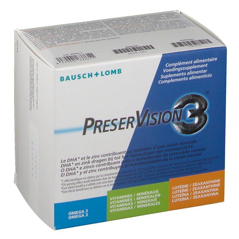 PRESERVISION 3 180 CAPSULAS