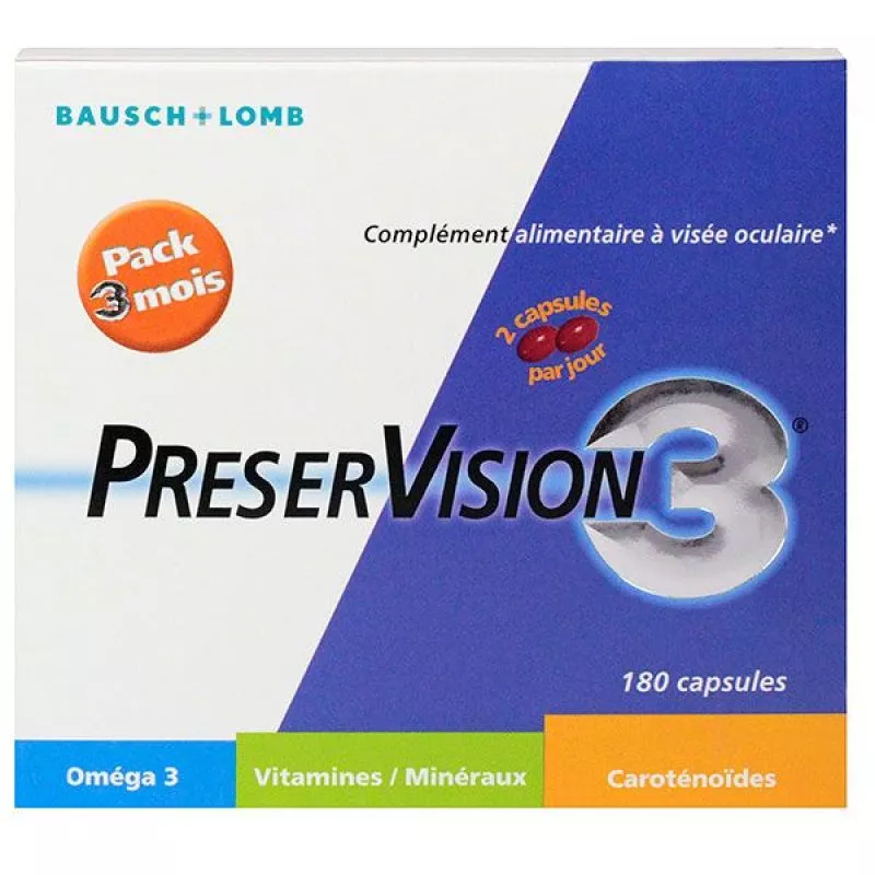 Preservision 3 180 Capsulas