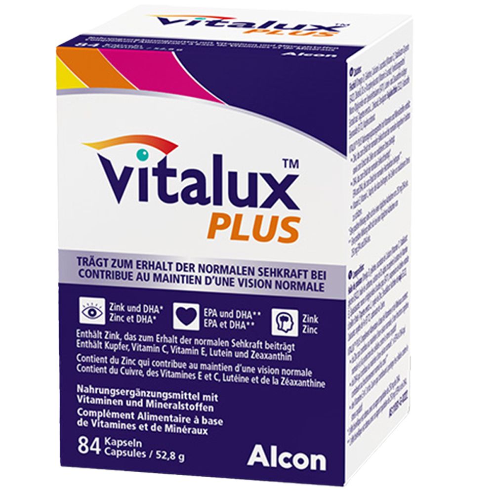 Vitalux Plus 84 Capsulas