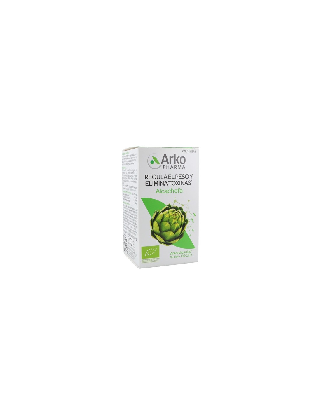 Arkocapsulas Alcachofa Bio 130 Capsulas
