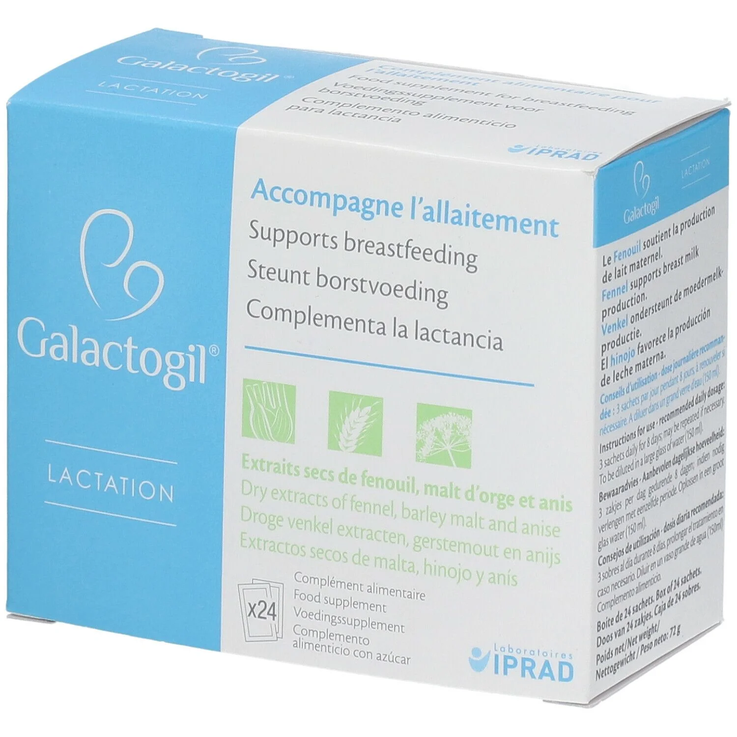 Galactogil Lactation 24 Sobres