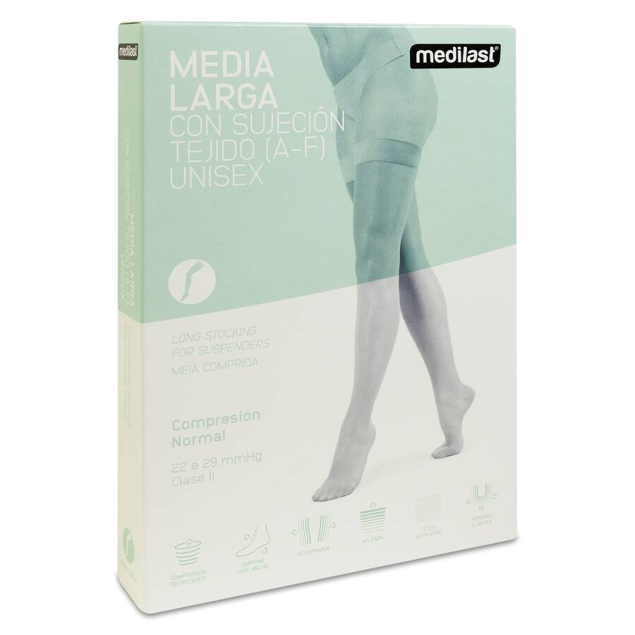 Media Larga Sujecion Cintura Compresion Normal Medilast Derecha Talla Mediana