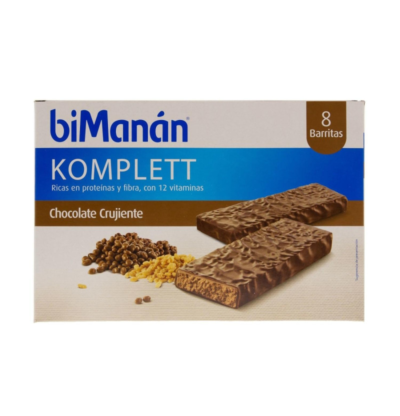 Bimanan Bekomplett 5 Barritas 18 g Sabor Chocolate Blanco Y Mora