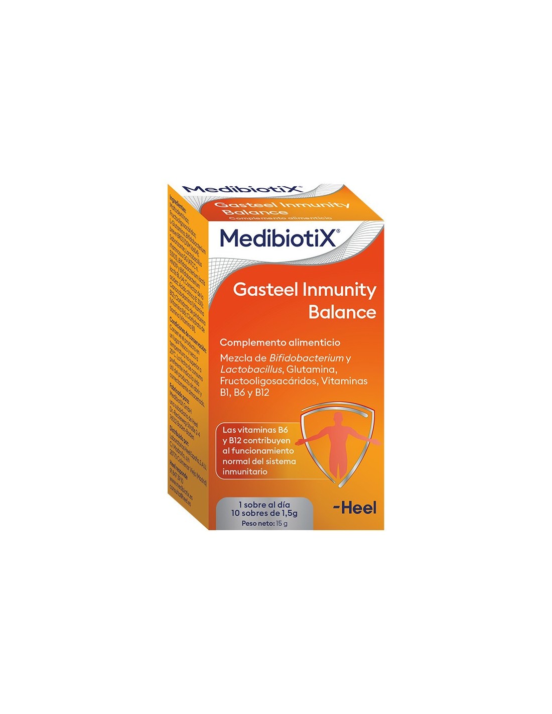 Medibiotix Gasteel Inmunity Balance 10 Sobres 1,5 g