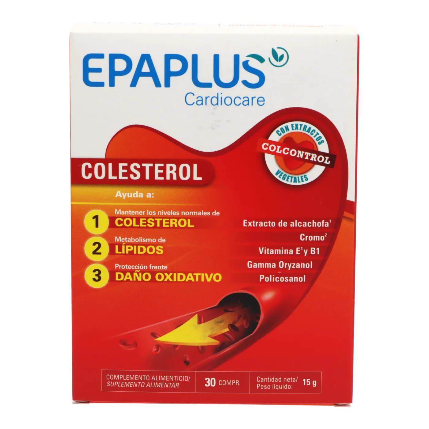 Epaplus Cardiocare 30 Comprimidos