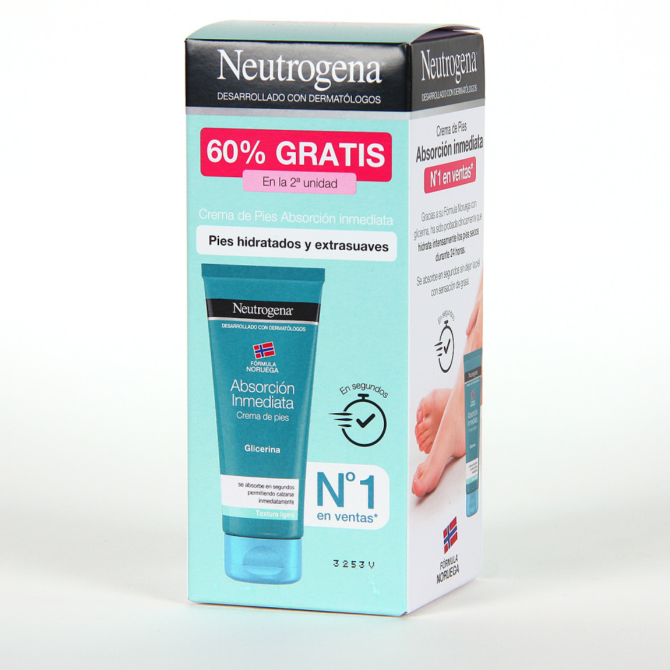 Neutrogena Pies Crema Rapida Absorcion 100Ml Duplo