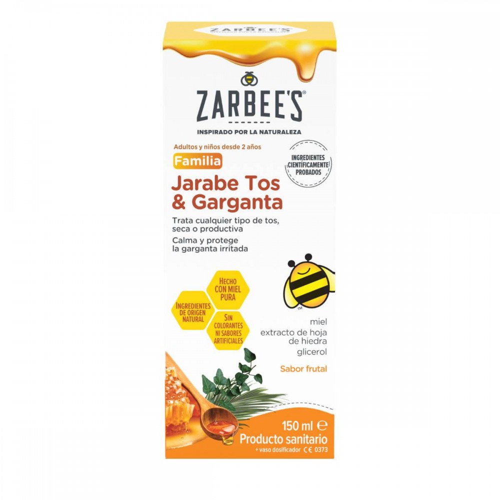 Zarbees Jarabe Familia Tos Y Garganta 1 Frasco 150 ml