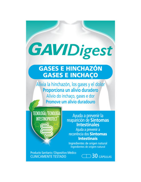 Gavidigest Gases E Hinchazon 30 Capsulas