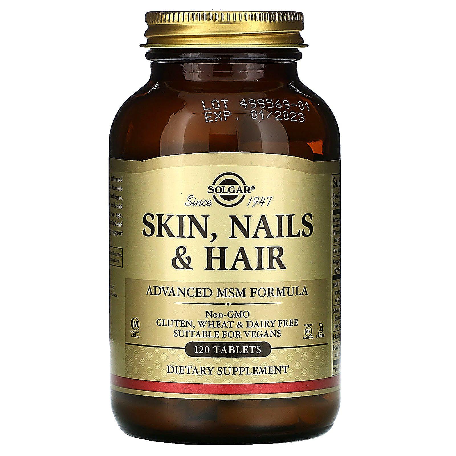 Solgar Formula Pelo Piel Y Uñas 120 Comprimidos