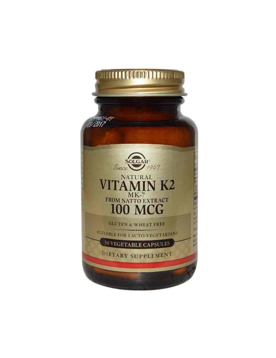 Solgar Vitamina K2 100 Mcg 50 cap