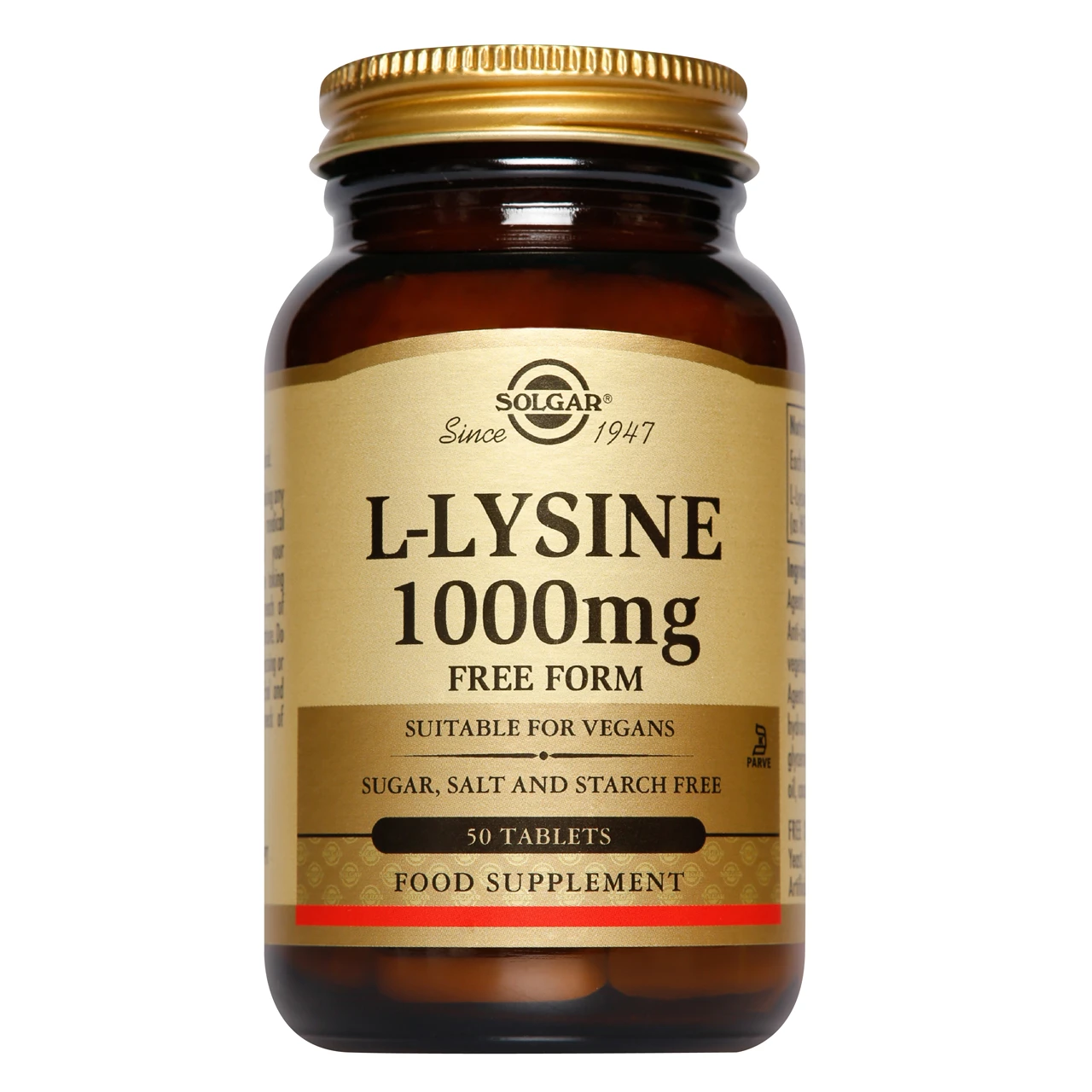 Solgar l-Lysine 1000 mg 50 Comprimidos