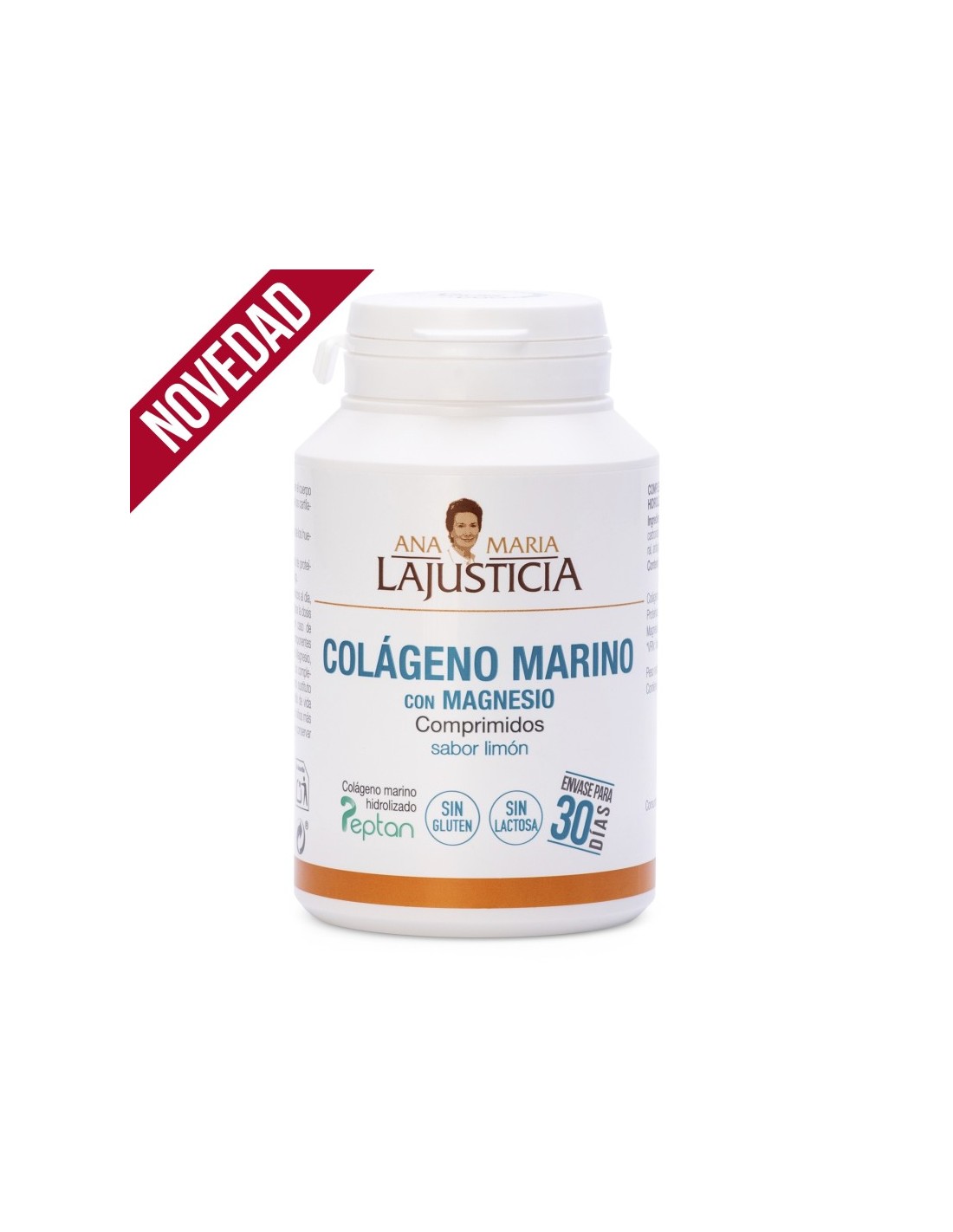 Colageno Marino Ana Maria Lajusticia 180 Comprimidos Sabor Limon