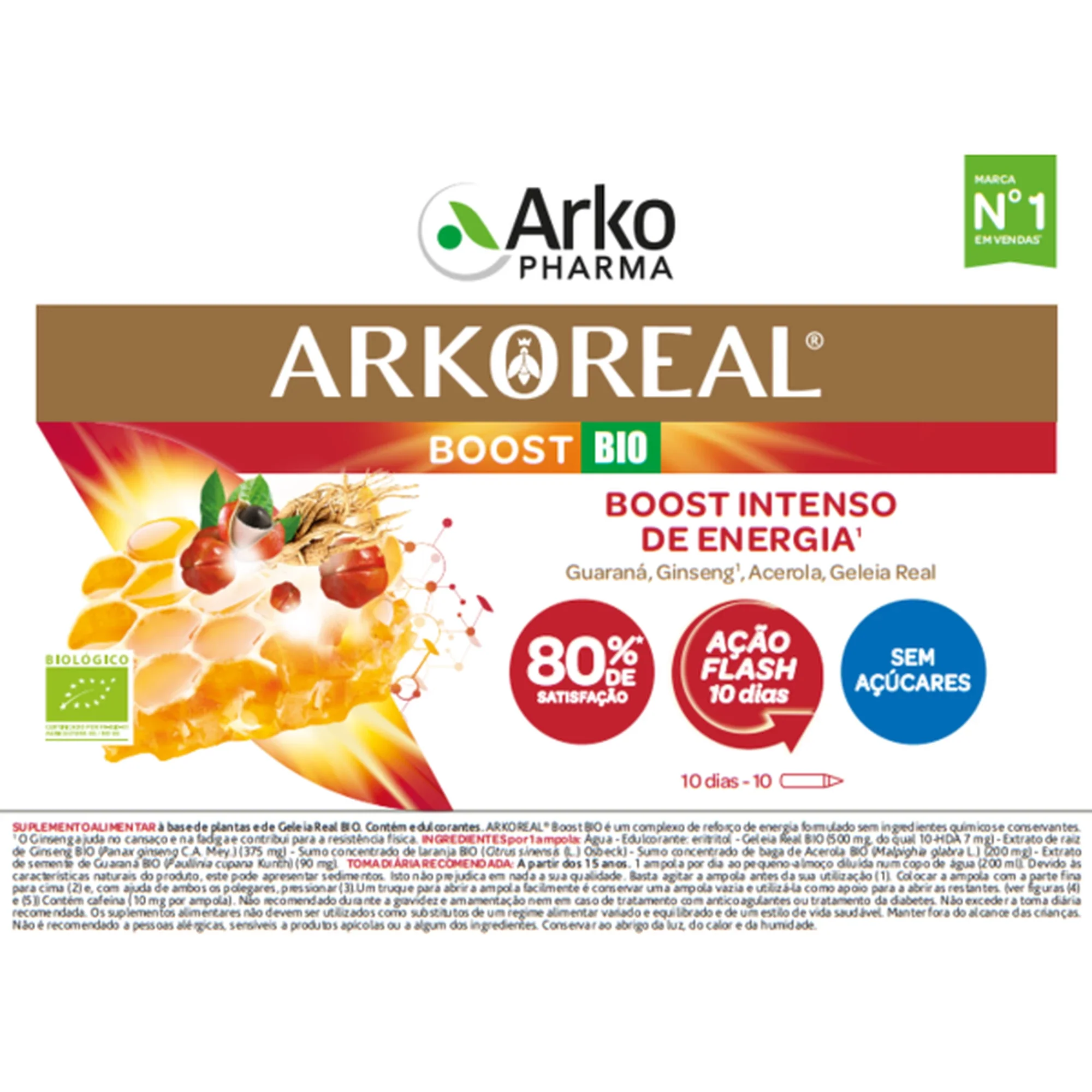 Arkoreal Boost Bio 10 Ampollas 15 ml