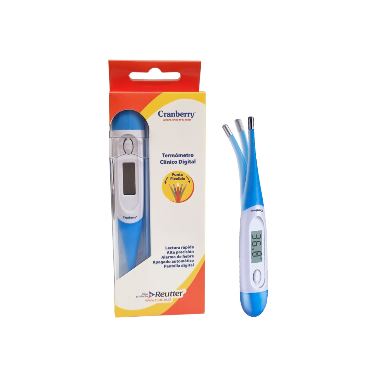 Termometro Clinico Digital Gran Cruz Flexible 1 Unidad