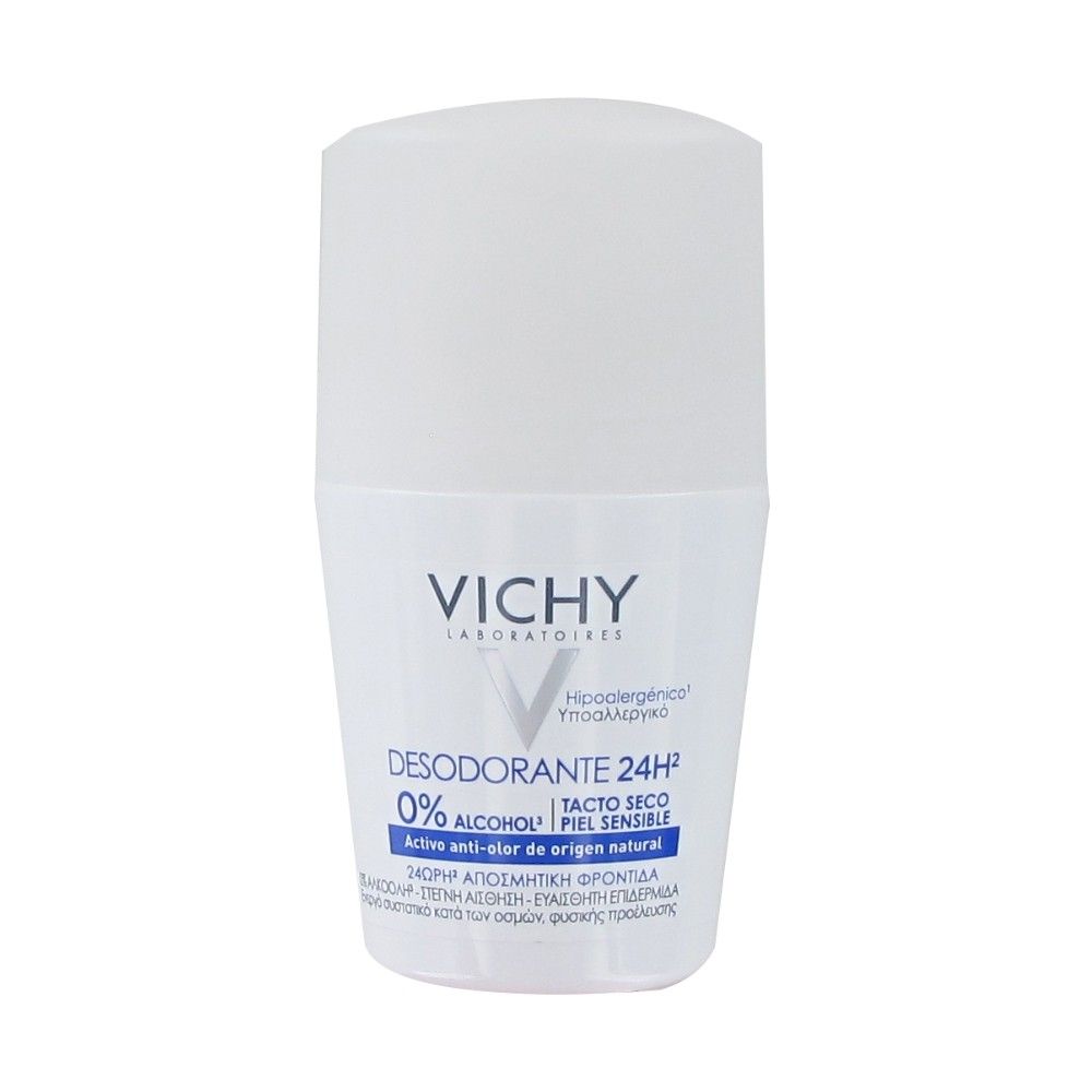 DESODORANTE 24 H SIN SALES DE ALUMINIO VICHY 1 ROLL ON 50 ml