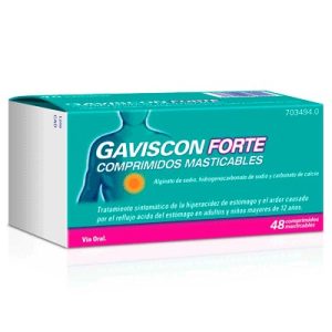 Gaviscon Forte 24 Comprimidos Masticables