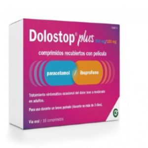 Dolostop Plus 500Mg/150Mg 16 Comprimidos