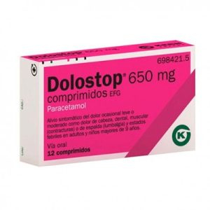 Dolostop 650Mg 12 Comprimidos Recubiertos