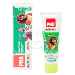 PHB Junior Pasta Dentifrica Menta 75ml