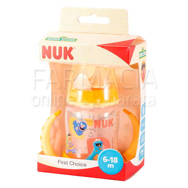Nuk Biberón First Choice Silicona Barrio Sésamo 6-18 meses 150 Ml