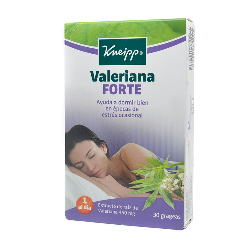 Valeriana Forte Kneipp 30 Grageas 450mg