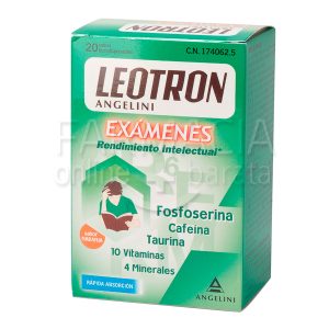 Leotron Exámenes Sabor Naranja 20 Sobres Bucodispersables