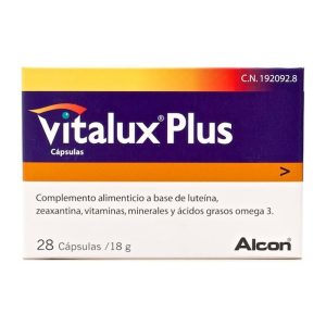 Vitalux Plus 10 Mg 28 Cápsulas