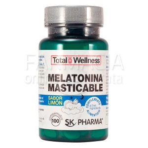 Melatonina Masticable Toral Wellness Sabor Limón 100 Comprimidos