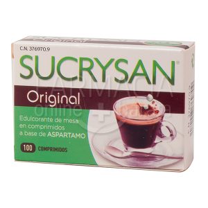 Sucrysan Aspartamo Edulcorante 100 Comprimidos