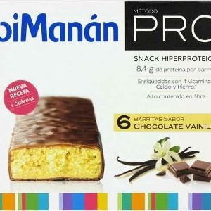 Bimanan PRO Barrita Chocolate Vainilla 6 Unidades