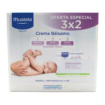 Mustela Crema Bálsamo 1 2 3 Pack 3x100 Ml