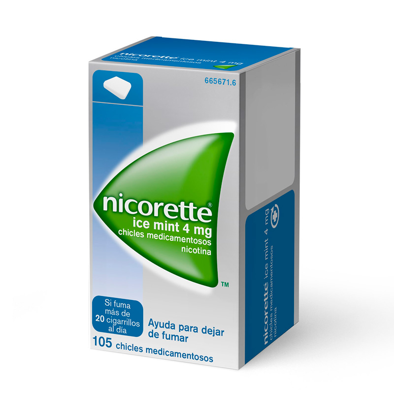 Nicorette Ice Mint 4 Mg 105 Chicles