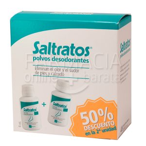 Saltratos Duplo Polvos Desodorantes 2 x 50g