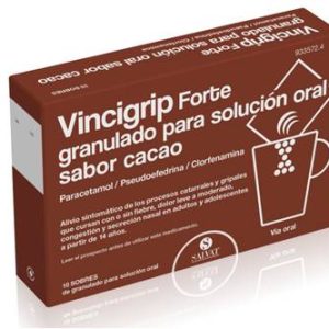 Vincigrip Forte Sabor Cacao 10 Sobres