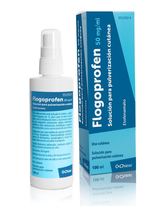 Flogoprofen 50 Mg/Ml Solución Pulverización 100 Ml