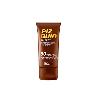Piz Buin Allergy SPF 50+ Crema Facial Piel Sensible 50 Ml