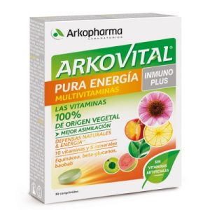 Arkovital Pura Energía Multivitaminas Inmuno Plus 30 Comprimidos