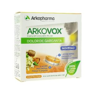 Arkopharma Arkovox Dolor de Garganta 20 Comprimidos Bicapa