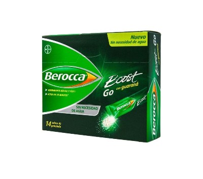 Berocca Boost Go con Guaraná 14 Sobres Granulados