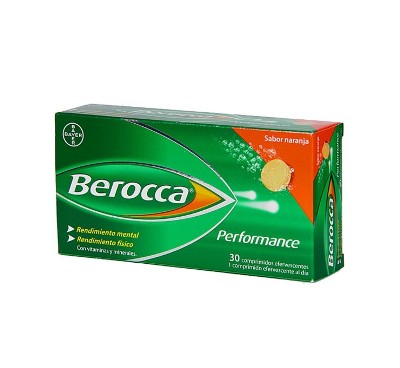 Berocca Performance Sabor Naranja 30 Comprimidos Efervescentes