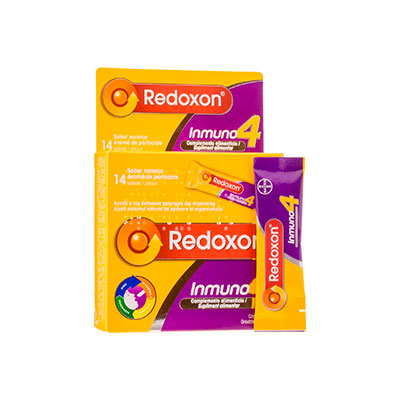 Redoxon Inmuno 4 14 Sobres Sabor Naranja