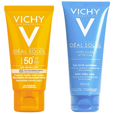 Vichy Capital Soleil SPF50 Bb Cream Rostro con Color + REGALO After Sun 100 Ml