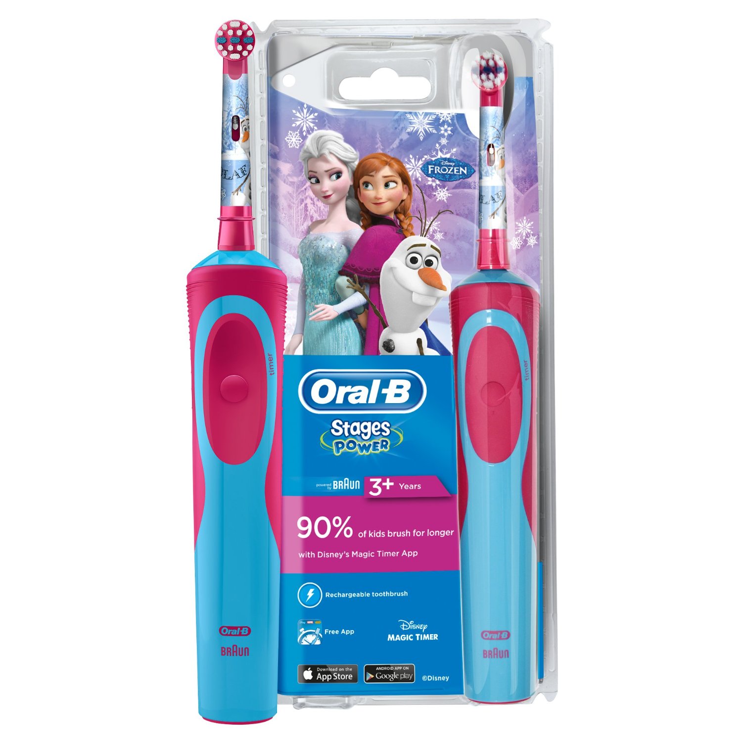 Oral-B Cepillo Electrico Infantil Recargable Frozen