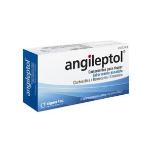 Angileptol Sabor Menta-Eucalipto 30 Comprimidos para Chupar
