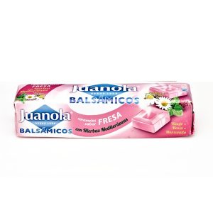Juanola Caramelos Balsámicos Sabor Fresa con Hierbas Mediterráneas 30 Gr