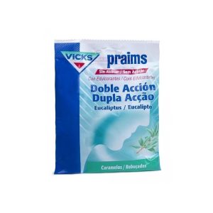 Vicks Praims Doble Acción Sin Azúcar Eucalipto Bolsa