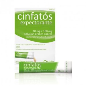 Cinfatos Expectorante 10/100 Mg 18 Sobres Solución Oral